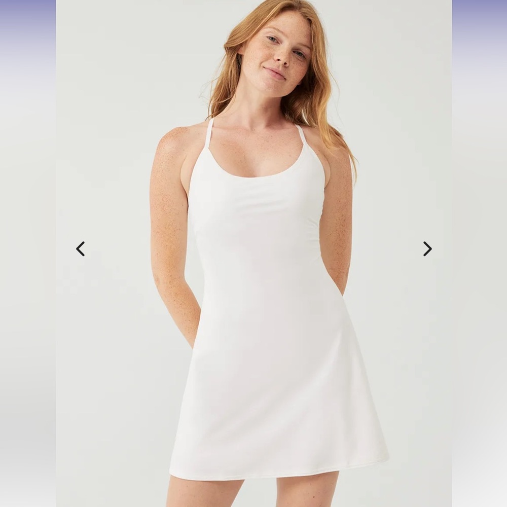 Outdoor voices white exercise dress